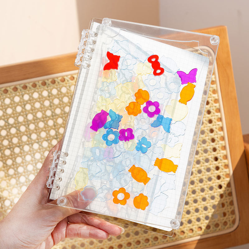 sales promotion --- Creative Acrylic Shake Notebook Small Notebook Bundle